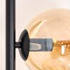 Koyoto Stehleuchte Glas 15 cm Bernsteinfarben, 5-flammig