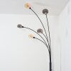 Nikkala Stehleuchte Schwarz, 5-flammig