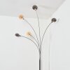 Nikkala Stehleuchte Chrom, Weiß, 5-flammig