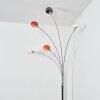 Nikkala Stehleuchte Chrom, Weiß, 5-flammig
