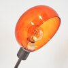 Nikkala Stehleuchte Chrom, Schwarz, 5-flammig