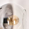 Koyoto Stehleuchte Glas 15 cm Bernsteinfarben, Klar, Rauchfarben, 5-flammig