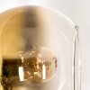 Koyoto Stehleuchte Glas 15 cm Gold, Klar, 5-flammig