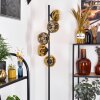 Ripoll Stehleuchte Glas 15 cm Gold, Klar, 5-flammig