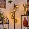 Ripoll Stehleuchte Glas 15 cm Gold, Klar, 5-flammig
