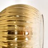 Koyoto Stehleuchte Glas 15 cm Gold, Klar, 5-flammig