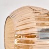 Ripoll Stehleuchte Glas 15 cm Bernsteinfarben, Klar, Rauchfarben, 5-flammig