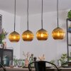 Koyoto Hängeleuchte Glas 20 cm Gold, 4-flammig