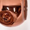 Ripoll Stehleuchte Glas 15 cm Kupferfarben, 5-flammig