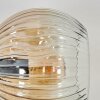 Ripoll Wandleuchte Glas 15 cm Gold, Schwarz, 3-flammig