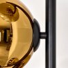 Koyoto Stehleuchte Glas 15 cm Gold, Klar, 4-flammig