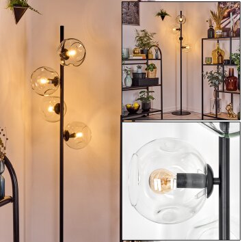 Ripoll Stehleuchte Glas 15 cm Klar, 4-flammig