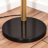 Bassagoda Stehleuchte Messing, Schwarz, 5-flammig