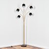 Bassagoda Stehleuchte Messing, Schwarz, 5-flammig