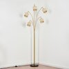 Sabadim Stehleuchte Messing, Schwarz, 5-flammig