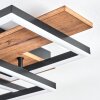 Narangera Deckenleuchte LED Braun, Holzoptik, Schwarz, 1-flammig