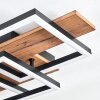 Narangera Deckenleuchte LED Braun, Holzoptik, Schwarz, 1-flammig
