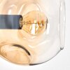 Ripoll Stehleuchte Glas 15 cm Bernsteinfarben, Klar, 4-flammig
