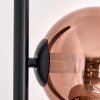 Koyoto Stehleuchte Glas 15 cm Klar, Kupferfarben, 5-flammig