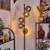 Ripoll Stehleuchte Glas 15 cm Blau, Gold, Kupferfarben, 5-flammig
