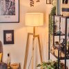 Soungou Stehleuchte 38 cm Naturfarben, Schwarz, 1-flammig