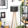 Soungou Stehleuchte 38 cm Holz hell, Weiß, 1-flammig