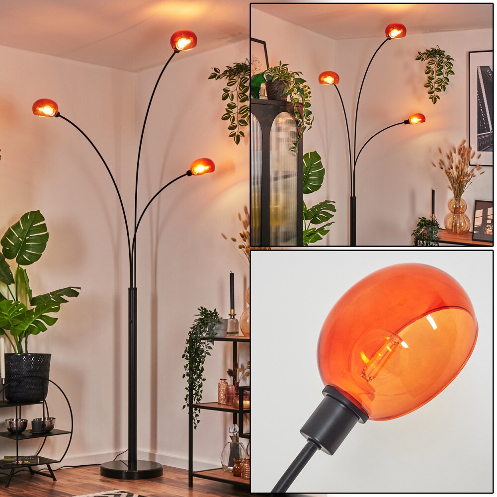 Nikkala Stehleuchte Schwarz, 3-flammig main product photo