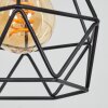 Yaak Stehleuchte Chrom, Schwarz, 3-flammig