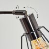 Yaak Stehleuchte Chrom, Schwarz, 5-flammig