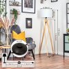 Soungou Stehleuchte 38 cm Naturfarben, Schwarz, 1-flammig