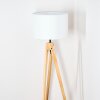 Soungou Stehleuchte 38 cm Naturfarben, Schwarz, 1-flammig
