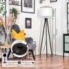 Soungou Stehleuchte 38 cm Chrom, Schwarz, 1-flammig