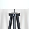 Soungou Stehleuchte 38 cm Chrom, Schwarz, 1-flammig
