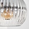Koyoto Deckenleuchte Glas 15 cm Bernsteinfarben, Klar, Rauchfarben, 9-flammig