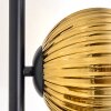 Koyoto Stehleuchte Glas 15 cm Gold, Klar, 4-flammig