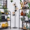 Koyoto Stehleuchte Glas 15 cm Bernsteinfarben, Rauchfarben, 6-flammig