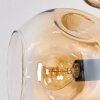 Ripoll Stehleuchte Glas 15 cm Bernsteinfarben, Klar, 6-flammig