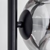 Ripoll Stehleuchte Glas 15 cm Klar, Rauchfarben, 6-flammig