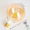 LED Glühbirne Pratoia E27 9 Watt 806 Lumen 2200 - 5500 Kelvin