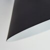 Upiano Wandleuchte Chrom, Schwarz, 1-flammig