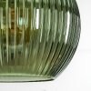 Koyoto Stehleuchte Glas 25 cm Schwarz, 1-flammig