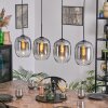 Apedo Hängeleuchte Glas 20 cm Klar, Rauchfarben, 4-flammig