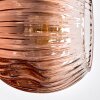 Ripoll Stehleuchte Glas 15 cm Klar, Kupferfarben, 6-flammig