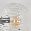 Koyoto Wandleuchte Glas 15 cm Gold, Schwarz, 3-flammig