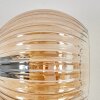 Koyoto Wandleuchte Glas 15 cm Gold, Schwarz, 3-flammig
