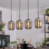 Apedo Hängeleuchte Glas 20 cm Rauchfarben, 4-flammig