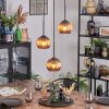 Koyoto Hängeleuchte Glas 15 cm Kupferfarben, 3-flammig