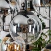 Gastor Hängeleuchte Glas 25 cm Bernsteinfarben, Klar, Rauchfarben, 8-flammig
