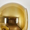 Koyoto Wandleuchte Glas 15 cm Gold, 3-flammig