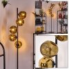 Ripoll Stehleuchte Glas 15 cm Gold, 5-flammig